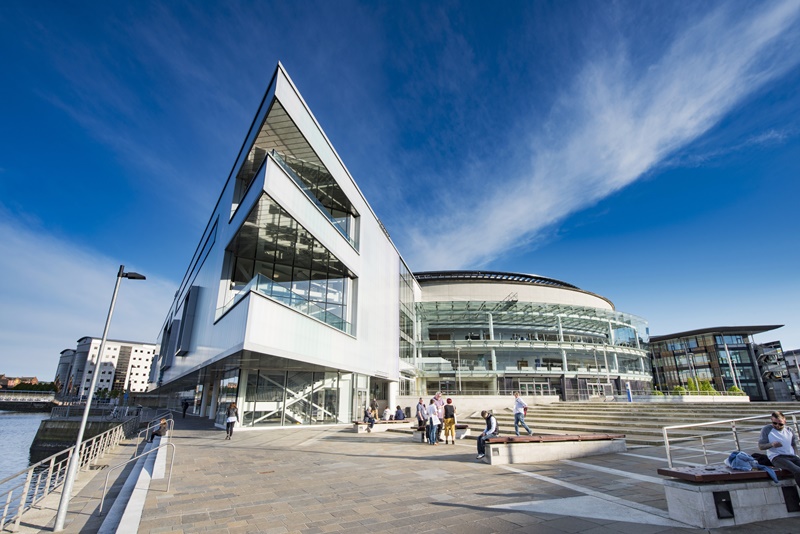 ICC Belfast Riverside Entrance ICC Belfast Riverside Entrance